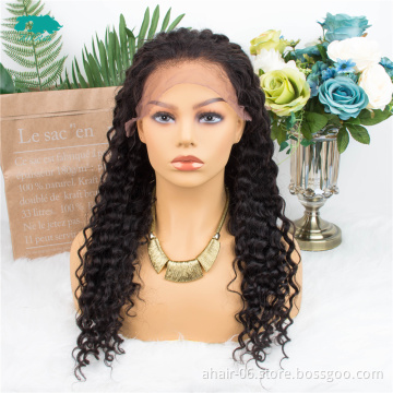 Wholesale remy virgin hair 100 human hair 13*4 lace wigs with baby hair